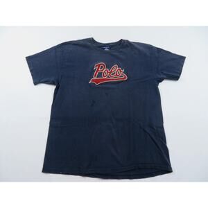 Polo Sport Ralph Lauren Navy Blue Made in USA T-Shirt Sz L 90s